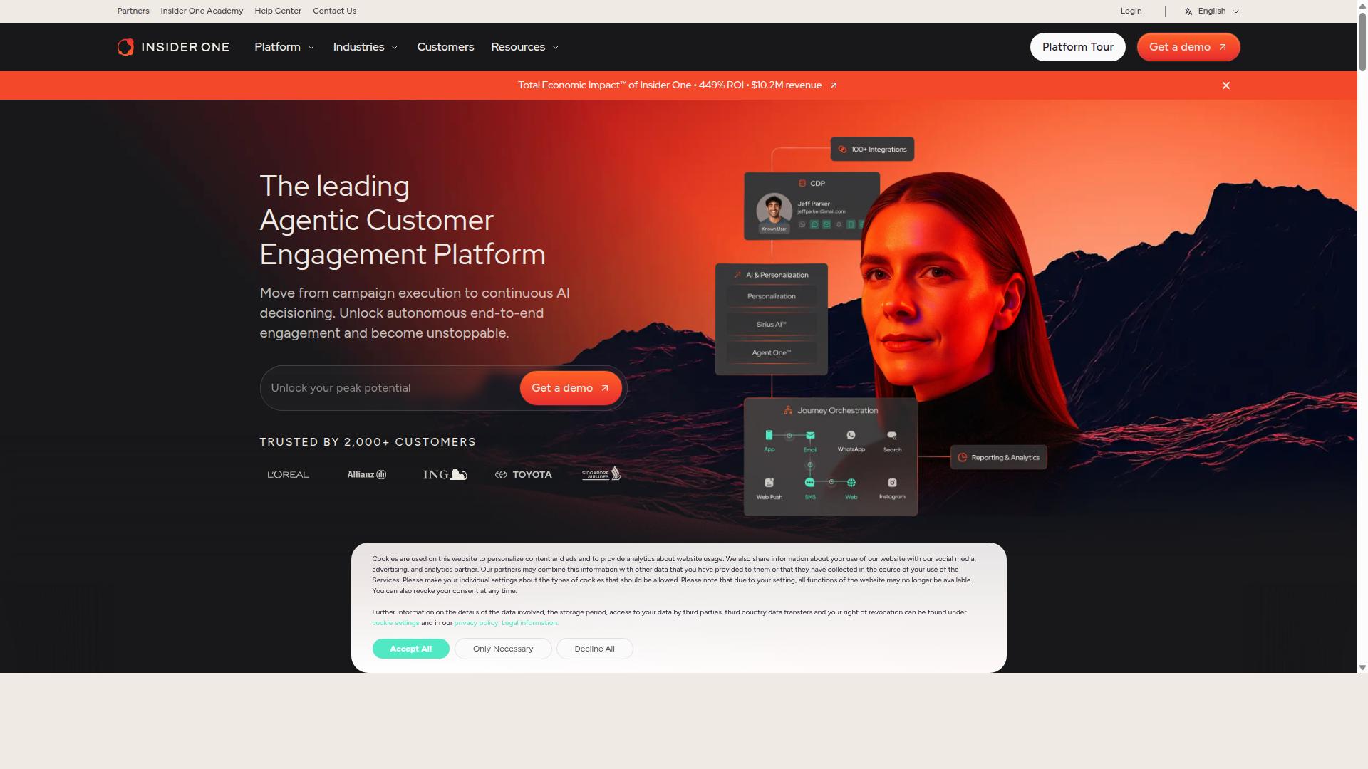 Insider One website
